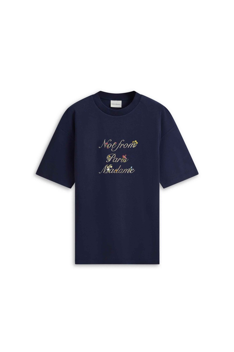 Apparels Drole De Monsieur | The Floral Slogan T-Shirt