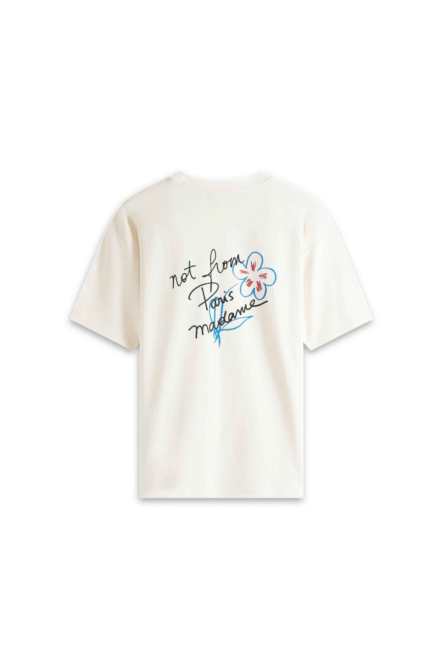 Necessity Drole De Monsieur | The Sketch Slogan T-Shirt