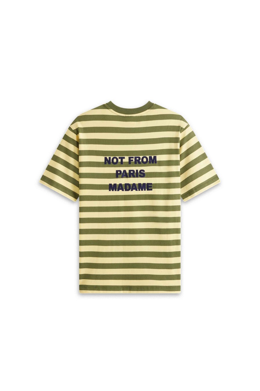 Necessity Drole De Monsieur | The Striped Slogan T-Shirt