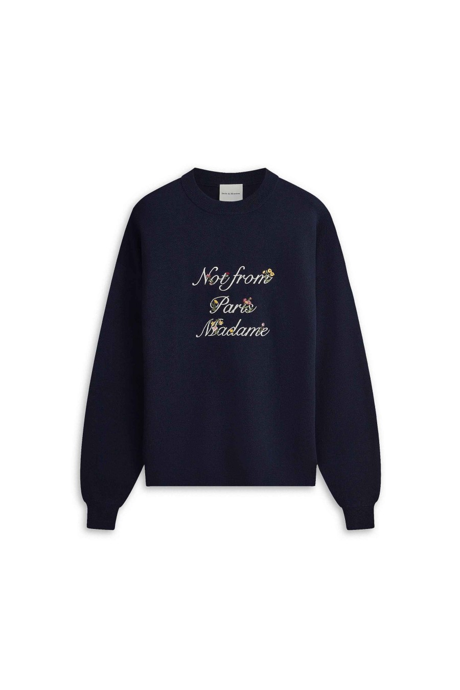 Apparels Drole De Monsieur | The Floral Slogan Knit