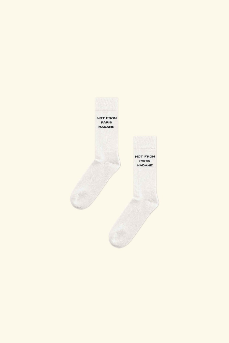 Necessity Drole De Monsieur | The Slogan Sock