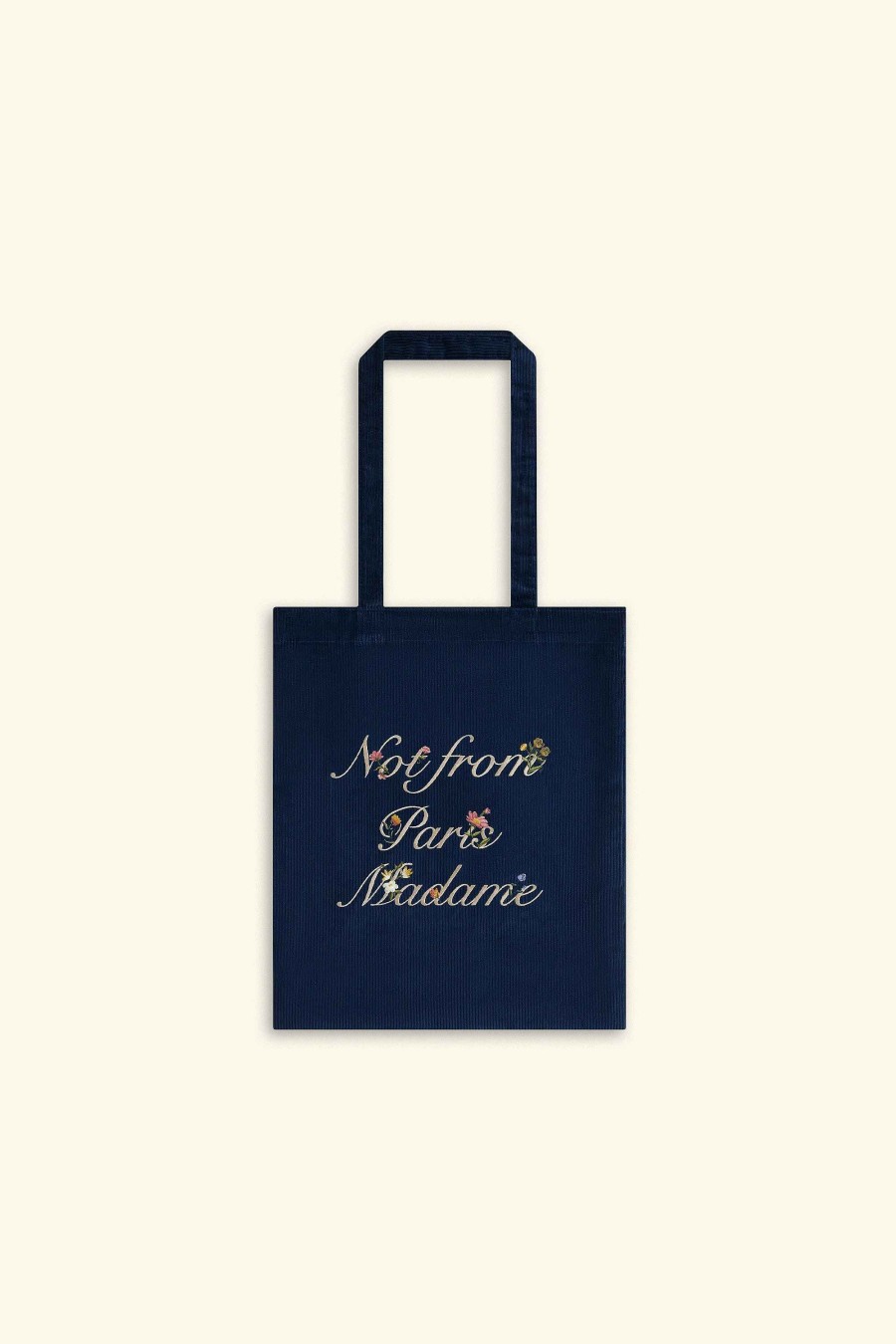 Accessories Drole De Monsieur | The Flower Slogan Tote Bag