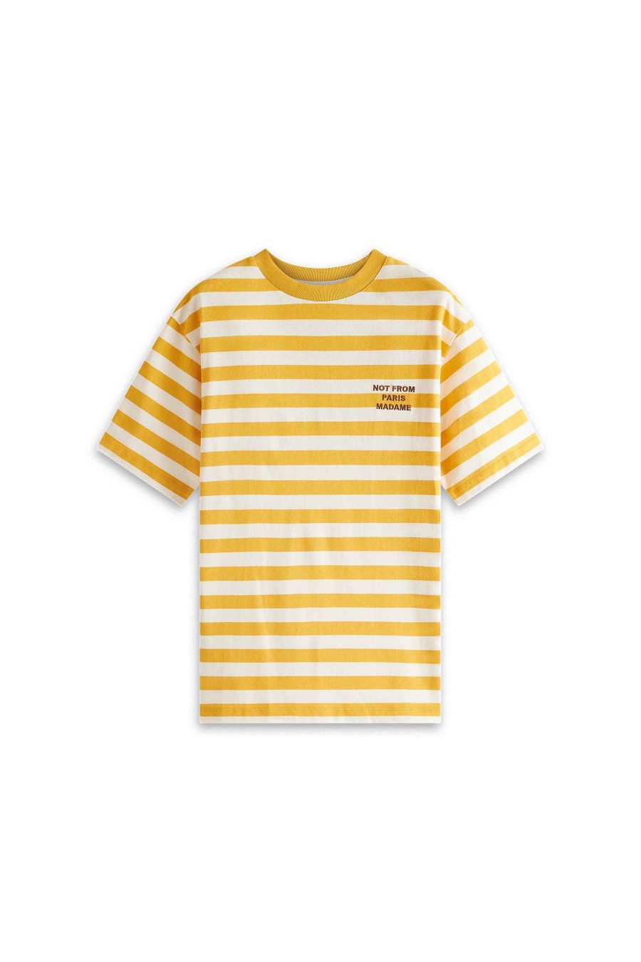 Necessity Drole De Monsieur | The Striped Slogan T-Shirt