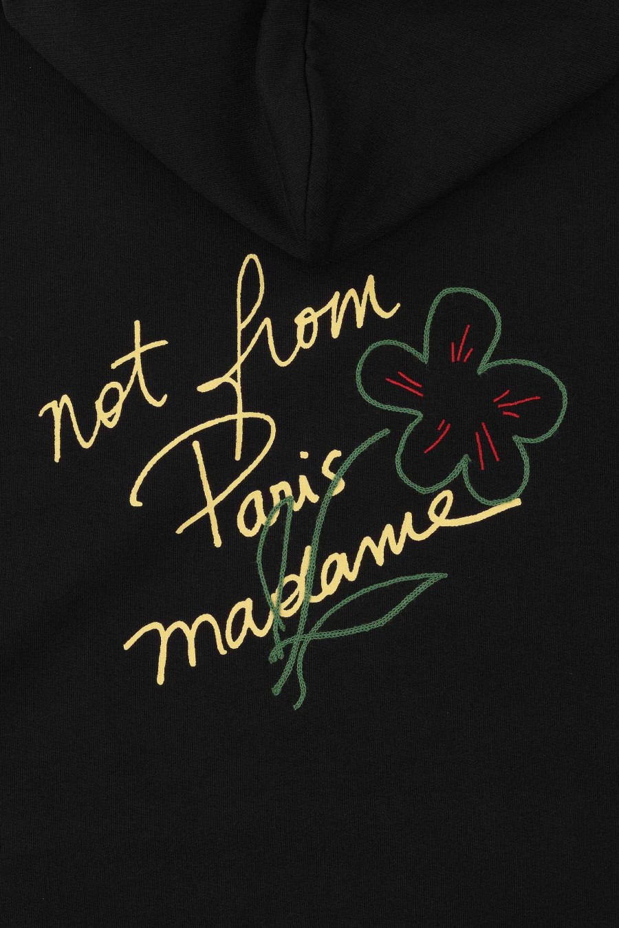 Necessity Drole De Monsieur | The Sketch Slogan Hoodie