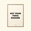 Necessity Drole De Monsieur | The Slogan Poster