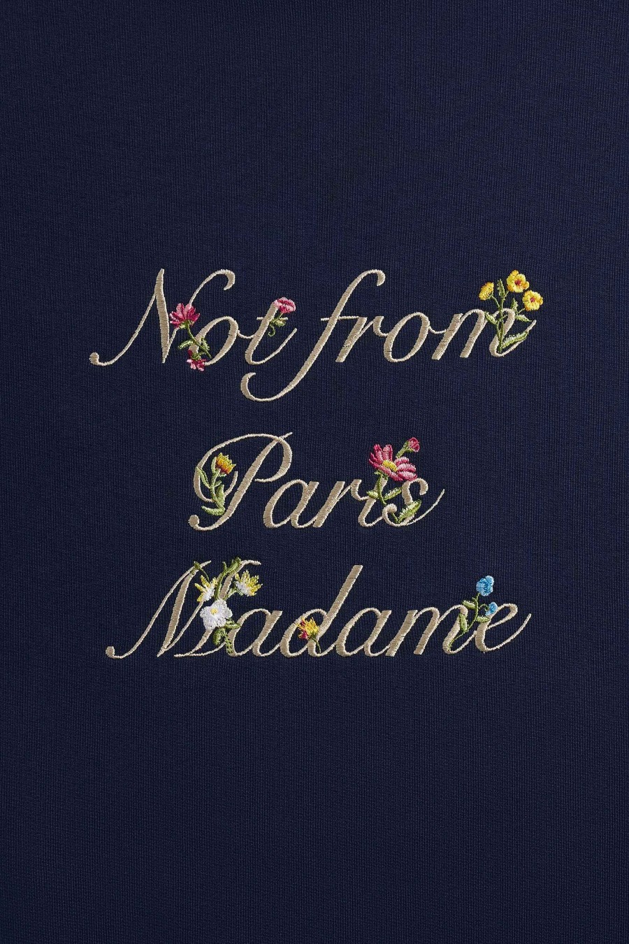 Apparels Drole De Monsieur | The Floral Slogan Hoodie